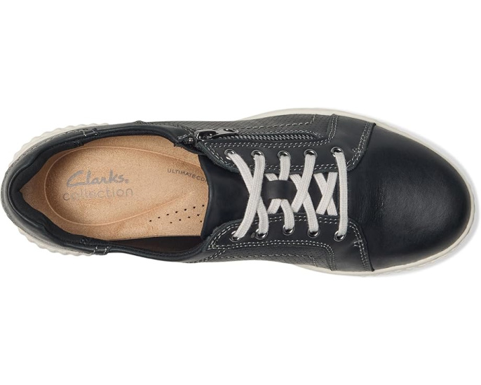 Кроссовки Clarks Caroline Janna из кожи с пеной Ultimate Comfort