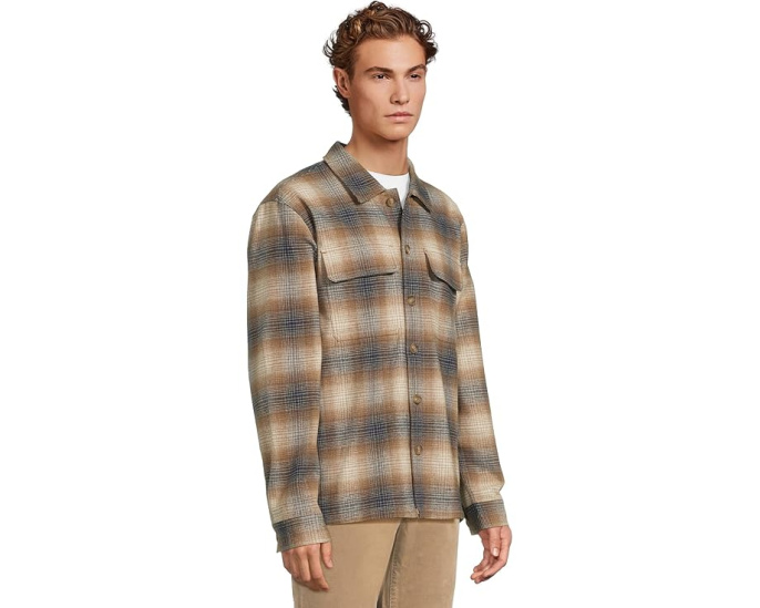 Рубашка-оверсайз Liverpool Los Angeles Flap Pocket Plaid в клетку