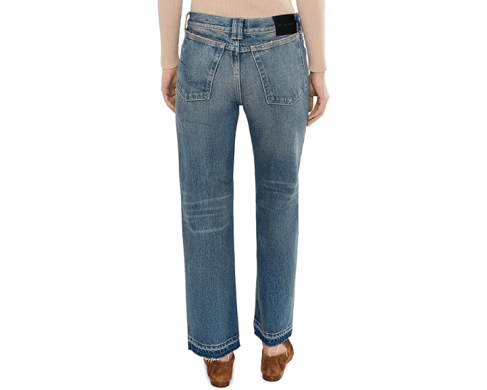 Джинсы Free People Up All Hours Slim с расклешенным низом