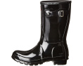 Резиновые сапоги Hunter Original Short Gloss укороченные с декором