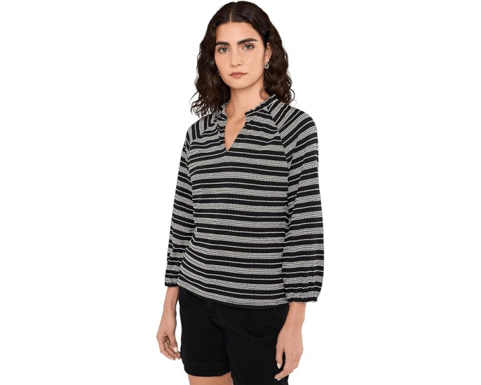Вязаный топ Dashing Stripe Knit NIC+ZOE с полосками