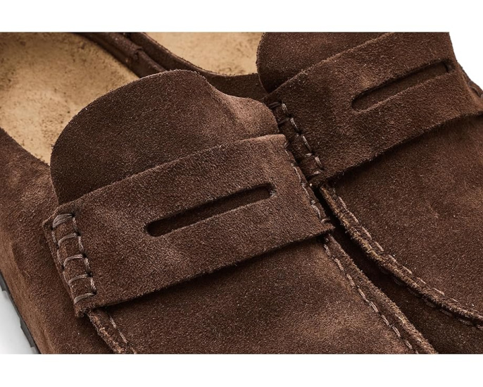 Клоги Birkenstock Naples из замши с пробковой стелькой