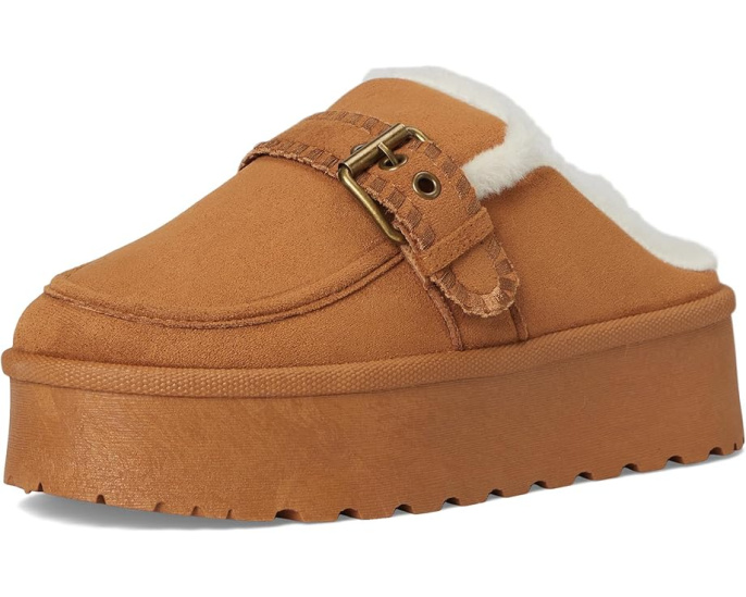 Loafers Vintage Havana Sammy с искусственной овчиной и платформой