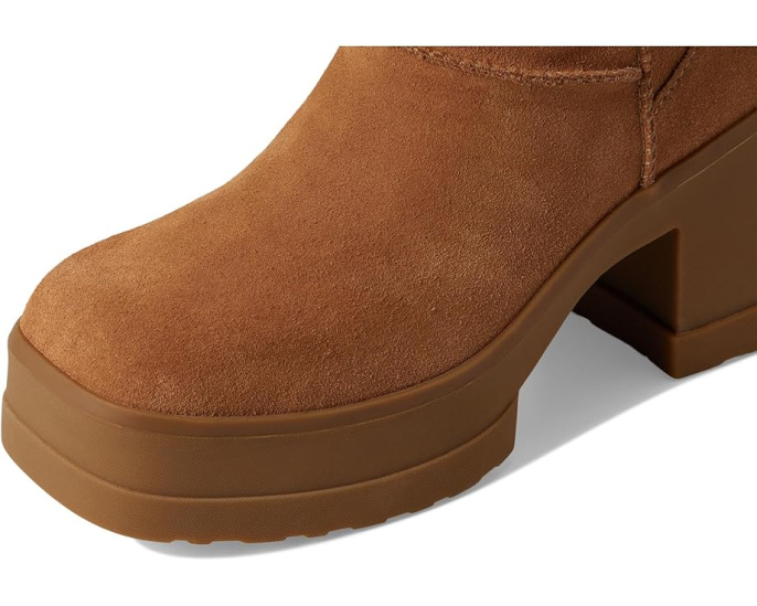 Ботильоны UGG Moxy Pull On на платформе 3.2 дюйма (8.13 см) с меховым воротником из овчины
