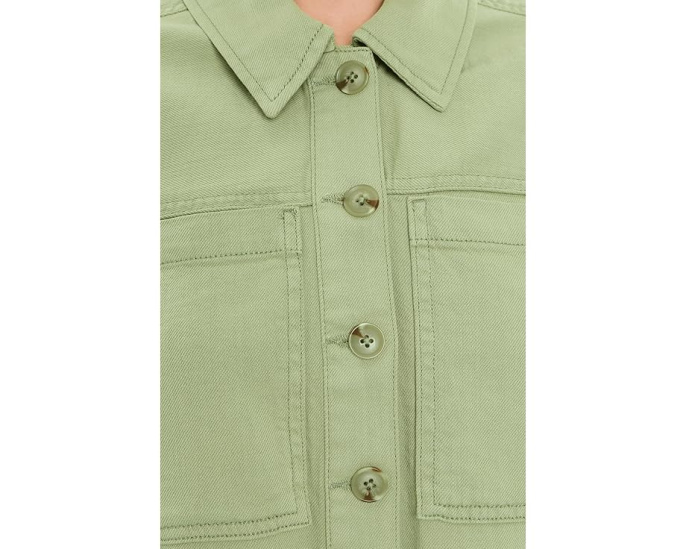 Джинсовая рубашка Petite High Low Denim Shacket Liverpool Los Angeles