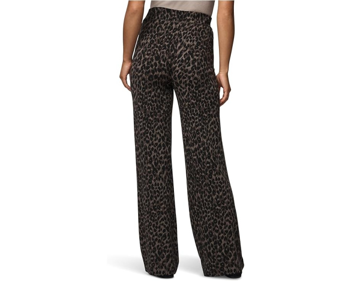 Splendid Уютные брюки Leopard Sweater с леопардовым принтом и эластичным поясом