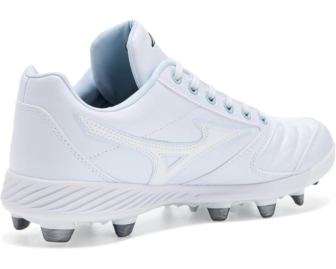 Mizuno бутсы Pro Select Fastpitch TPU белые для софтбола