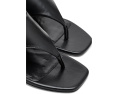 Сандалии Stuart Weitzman Baby Babette Thong на каблуке черные