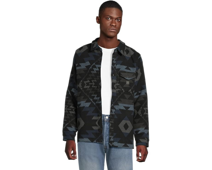 Рубашка-жакет Santa Cruz Jacquard Long Sleeve с геометрическим узором от Hurley