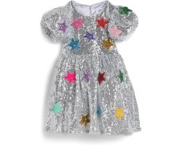 Платье Lola and The Boys Sparkle Rainbow Star с пайетками и звездами