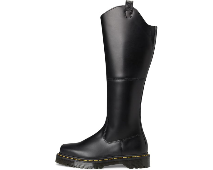 Сапоги Dr. Martens Amaayah Hi Leather Bex Riding до колена на платформе