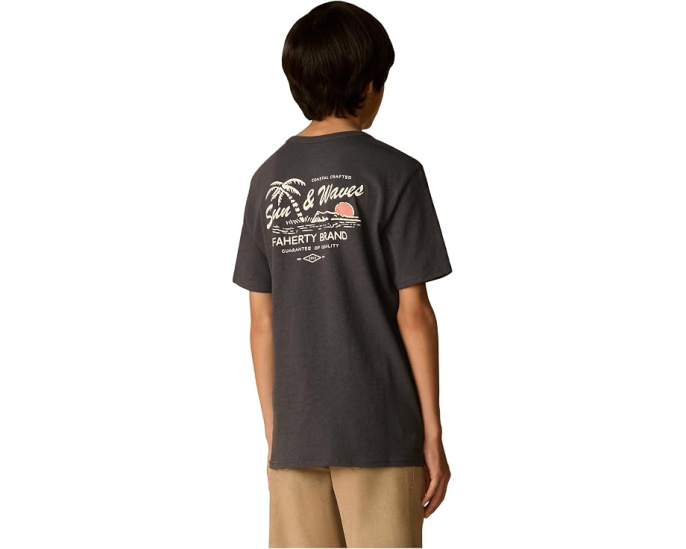 Футболка Faherty kids Graphic Sun And Wave с принтом