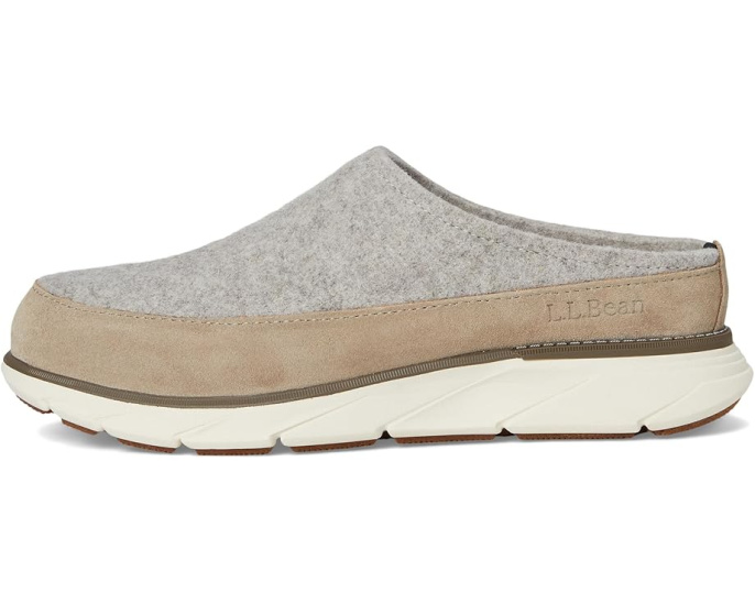 L.L.Bean Домашние сабо Downeast Clog Wool из войлока с подошвой VertoGrip