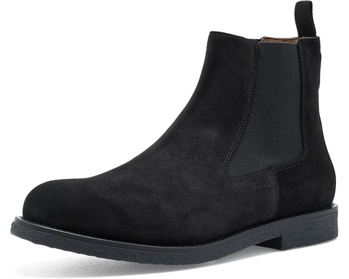 BOSS челси Kope Suede из черной замши