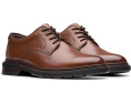 Дерби Clarks Burchill Derby из гладкой кожи темно-коричневые