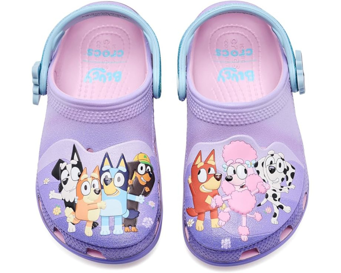 Кроксы Crocs Kids Bluey Classic Clogs для малышей с персонажами