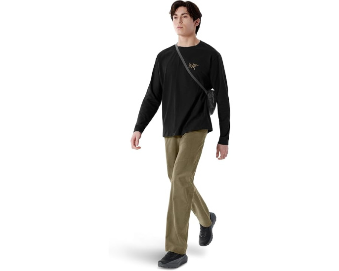 Хлопковая футболка Arc'teryx Kragg с длинным рукавом и плотной структурой