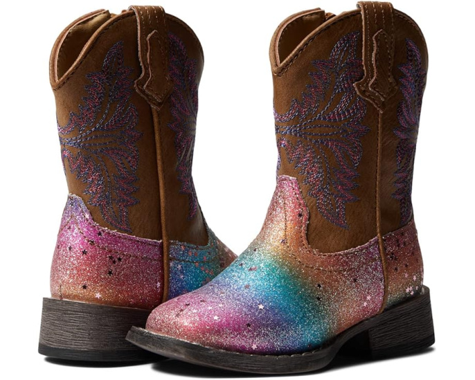 Детские ботинки Roper Glitter Rainbow с липкой подошвой