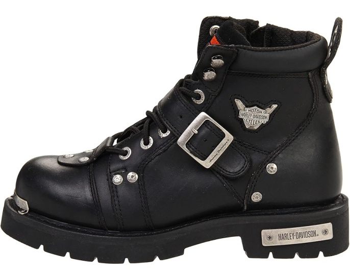 Кожаные ботинки Harley-Davidson Brake Buckle на шнуровке с рантовой конструкцией