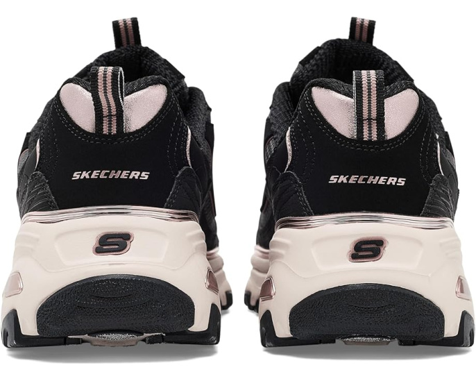 Кроссовки Skechers D'Lites Chrome Wave с хромированной отделкой