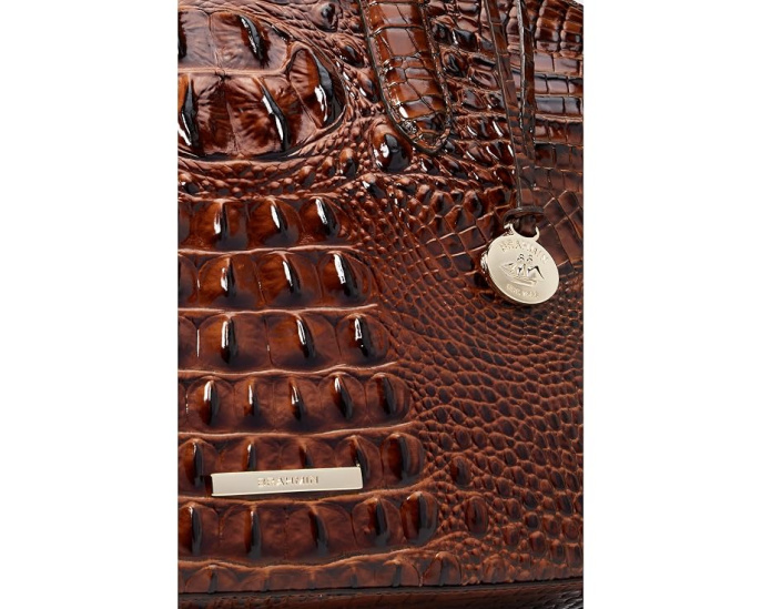Сумка Brahmin Duxbury Satchel из текстурированной кожи с регулируемым ремнем