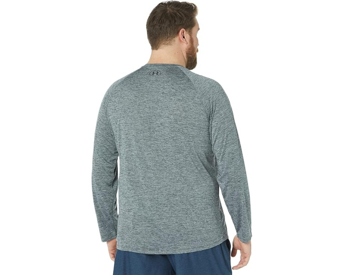 Under Armour футболка Tech 2.0 Long Sleeve Pitch Gray/Black