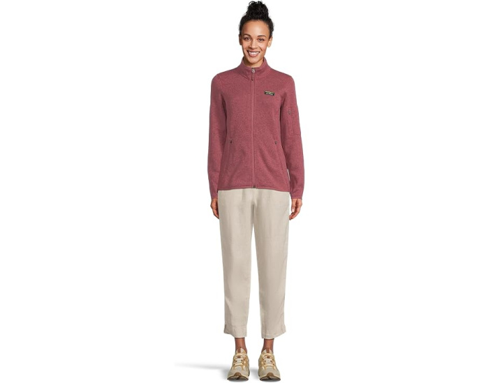 Куртка L.L.Bean Bean's Sweater Fleece Full Zip с приталенным силуэтом и ветрозащитной планкой