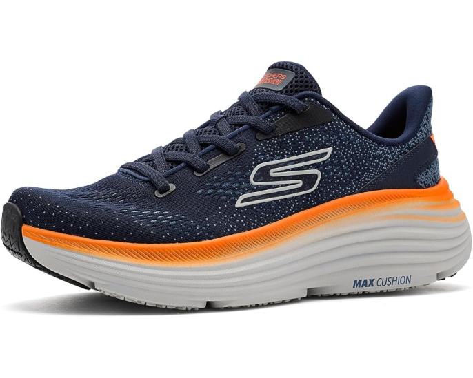 Беговые кроссовки SKECHERS Max Cushioning Endeavour с сетчатым верхом