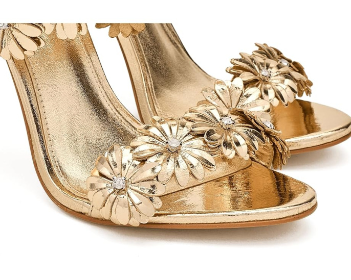 Босоножки Steve Madden Sunshine на шпильке с цветочным декором