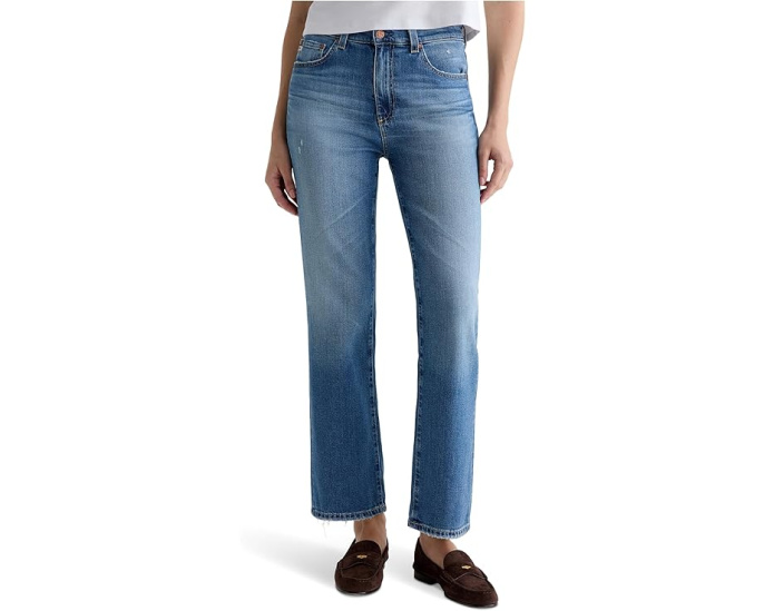 Джинсы AG Jeans Brinley средней посадки прямые 16 Years Soaring