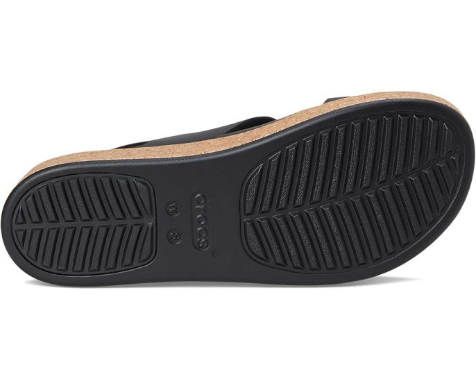 Сандалии Crocs Brooklyn Cork Low Wedge на пробковой платформе
