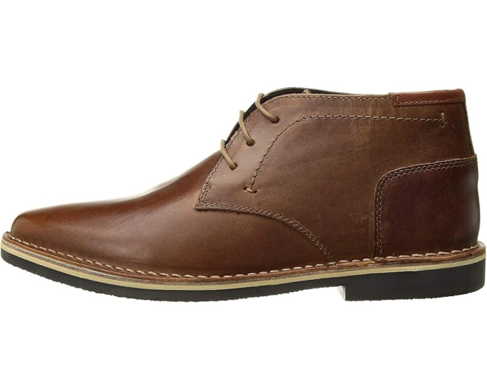 Ботинки Harken от Steve Madden из кожи цвета коньяк