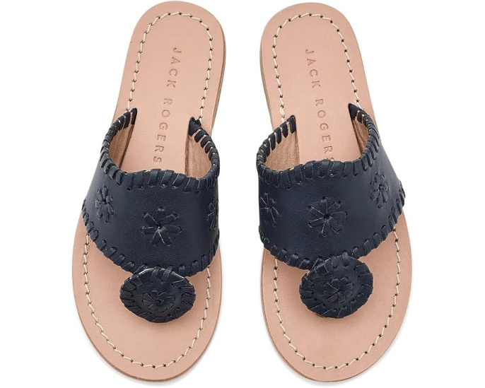 Сандалии Jack Rogers Kids Jacks для девочек с плоской подошвой