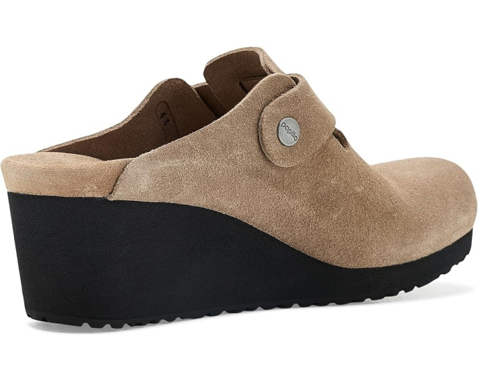 Клоги Fanny Wedge из замши Birkenstock
