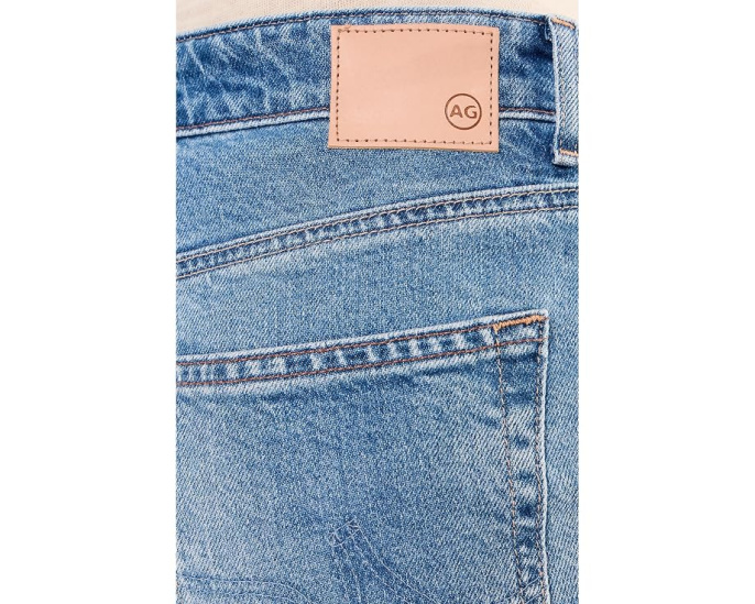 Джинсы AG Jeans Saige с широкими штанинами укороченные