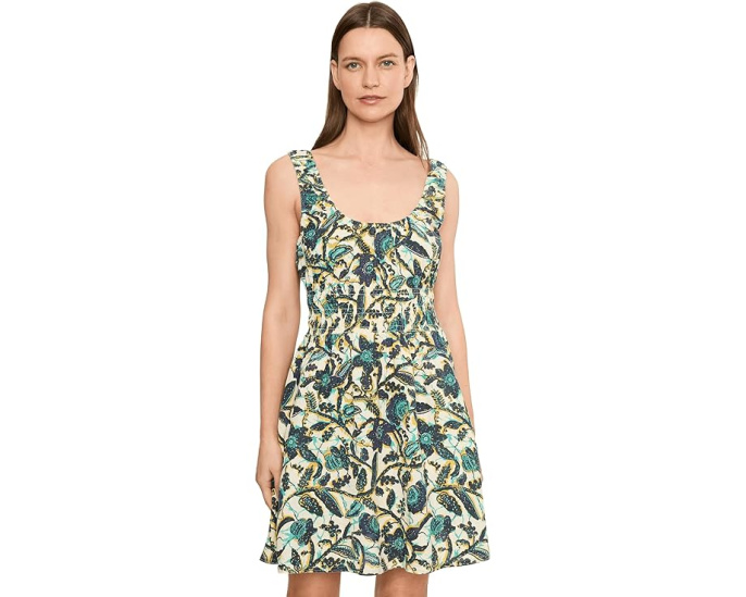 Платье мини Faherty Montecito Linen из льна