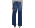 Meg High-Rise Wide Leg Side Panel Raw Hem