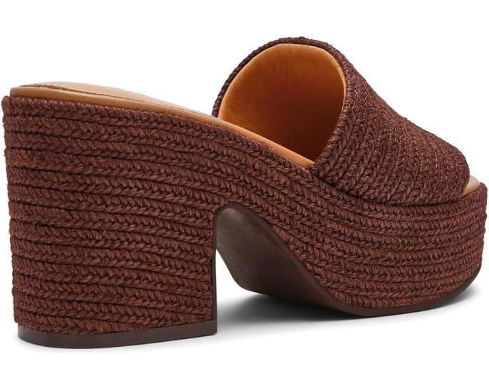 Steve Madden сандалии Trippy на платформе с верхом из рафии и круглым открытым носком