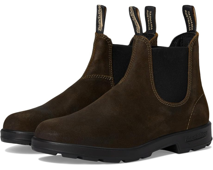 Ботинки Chelsea Blundstone BL1615 из замши с восковым покрытием