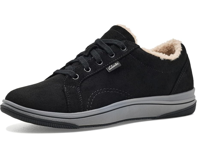 Зимние кроссовки Clarks Breeze Warm с флисовой подкладкой