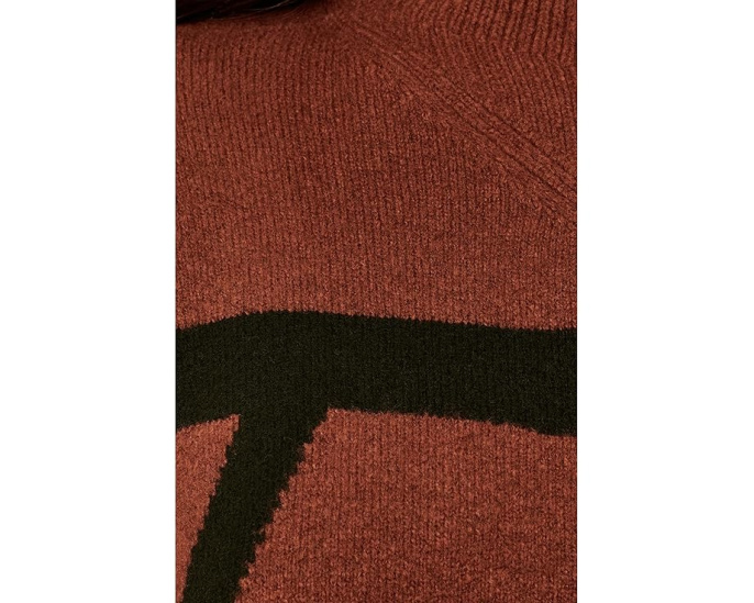 Свитер AllSaints A Star Jumper с воротником-стойкой из смеси шерсти