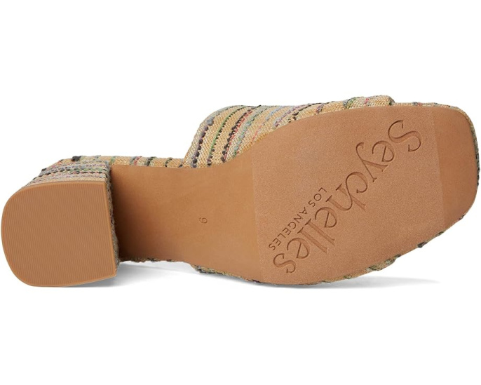 Босоножки Seychelles Adapt Raffia на квадратном каблуке