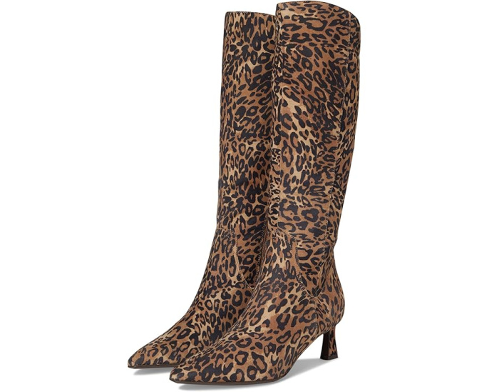 Сапоги Naturalizer Deesha Narrow Calf Knee High с принтом леопард и каблуком