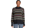 Свитер Barbour Larisa с рисунком fair isle и заниженными плечами