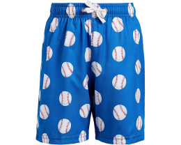 Детские плавки Baseball Swim Trunks от ChalkTalk SPORTS с бейсбольным принтом