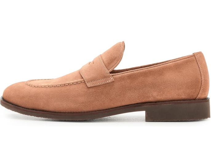 Замшевые лоферы Peter Millar Madison Penny с миндалевидным носком