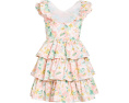Janie and Jack Floral Tiered Dress разноцветное платье для девочек