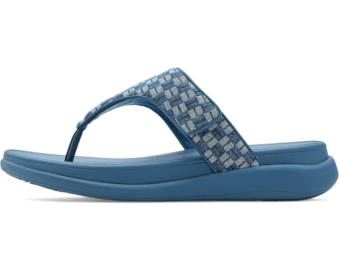 FitFlop Сандалии F-Mode Go Adj. в клетку и деним