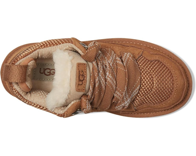 Кроссовки UGG Lowmel для детей с замшевым верхом и сеткой