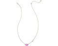 Kendra Scott Lips Pendant Necklace кулон в виде губ из золота с красным опалом